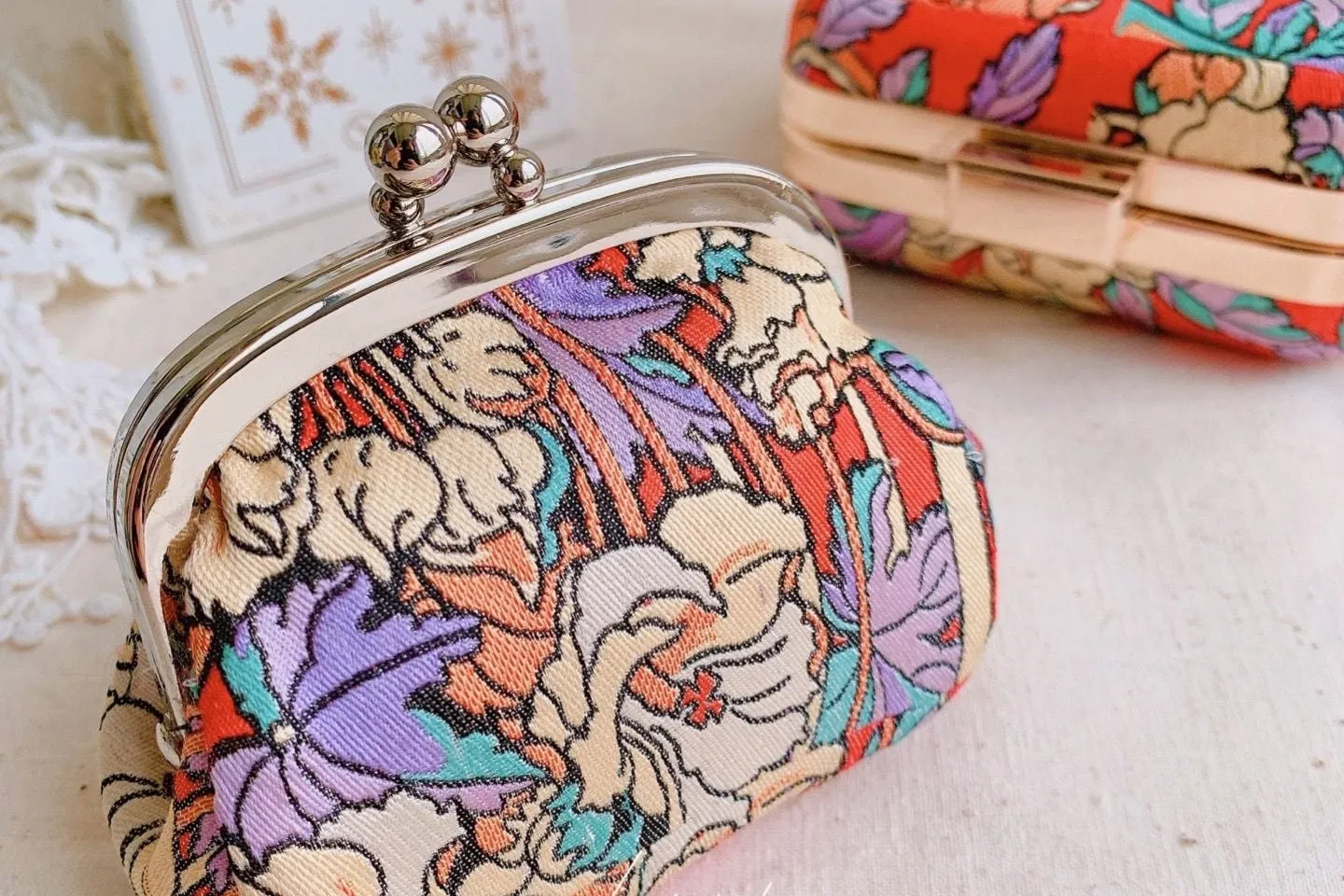 8.5cm ( 3") Retro Purse Frame Coin Bag Glue-In Style Pick Color