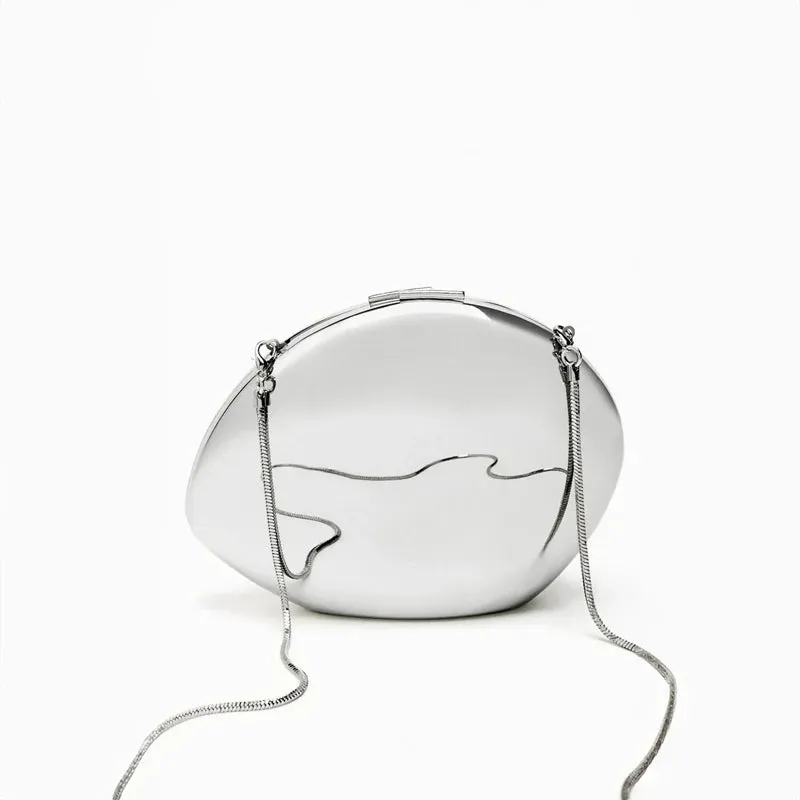 Aurora Shell Evening Clutch Bag