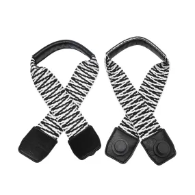 Black & White Guitar Strap Versa Tote Handles