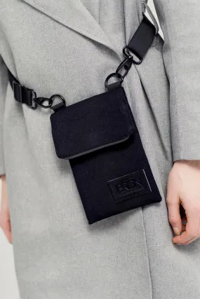 BRGN Messenger Purse Bag New Black 37013R2 095