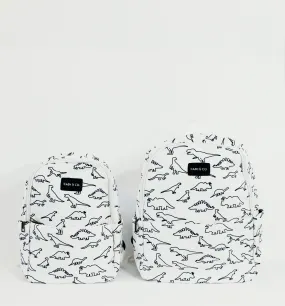 Cash & Co Dino Backpack - White