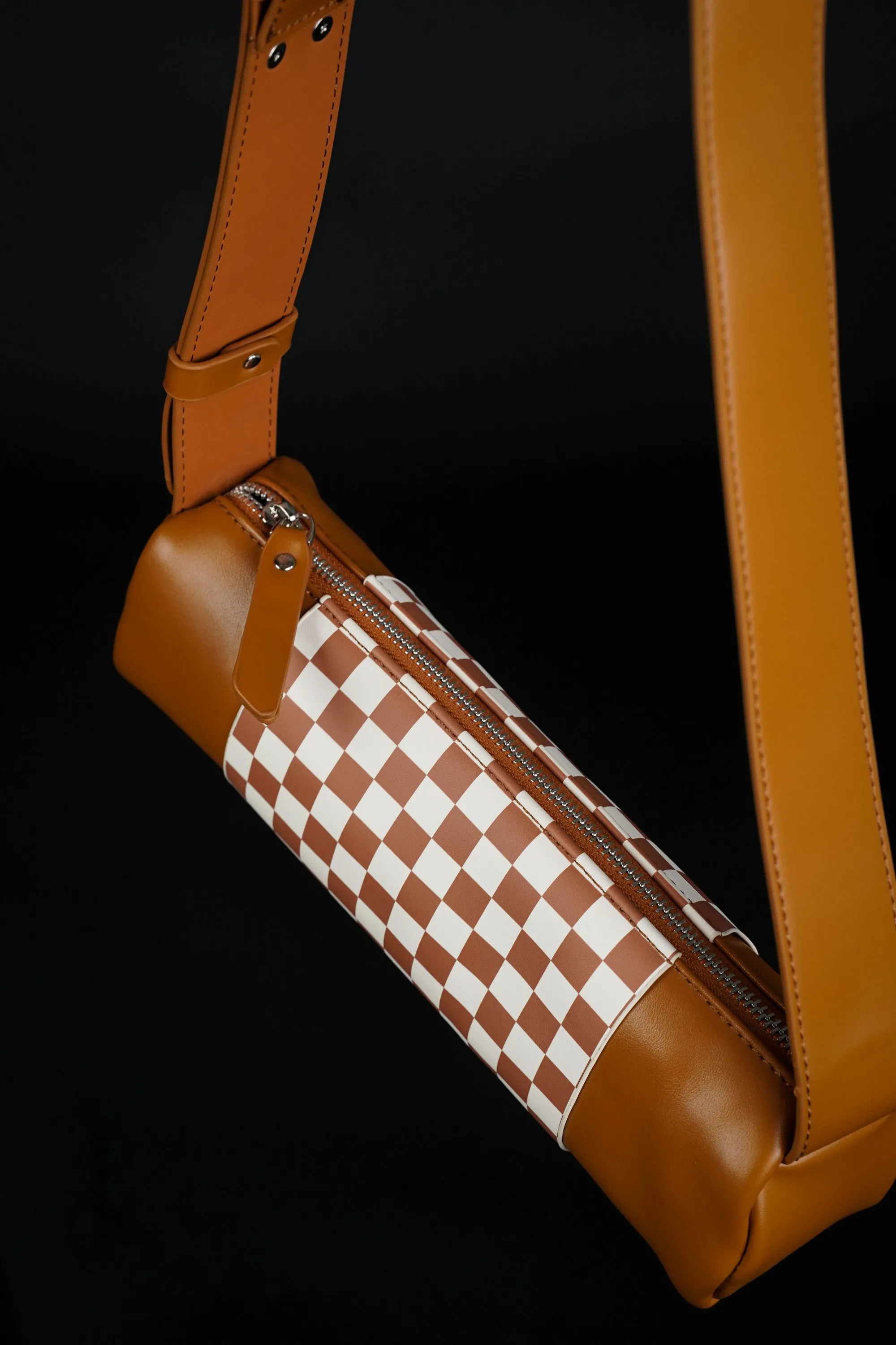 Chocolate Swiss Roll Crossbody Bag