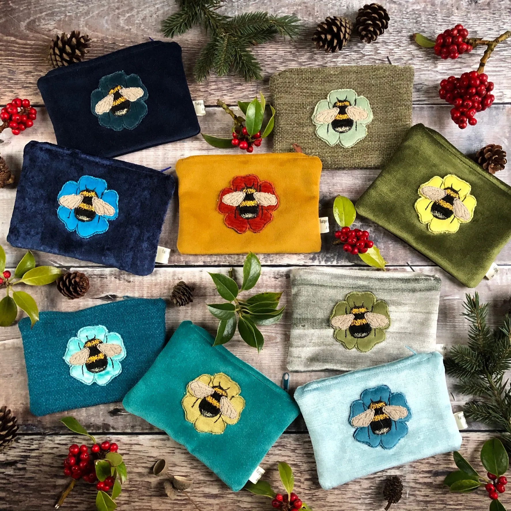 Coin purse - bees