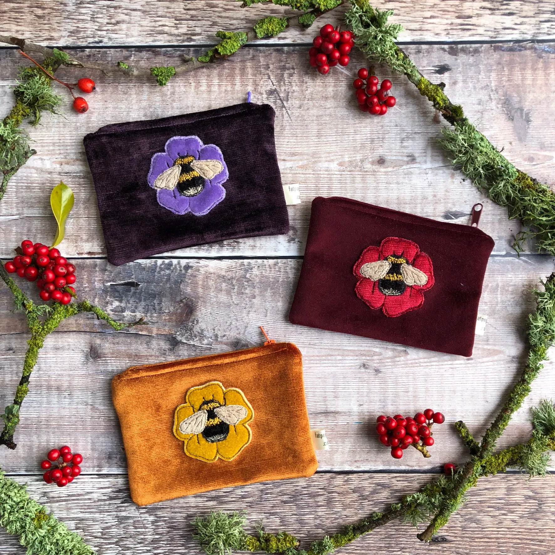 Coin purse - bees