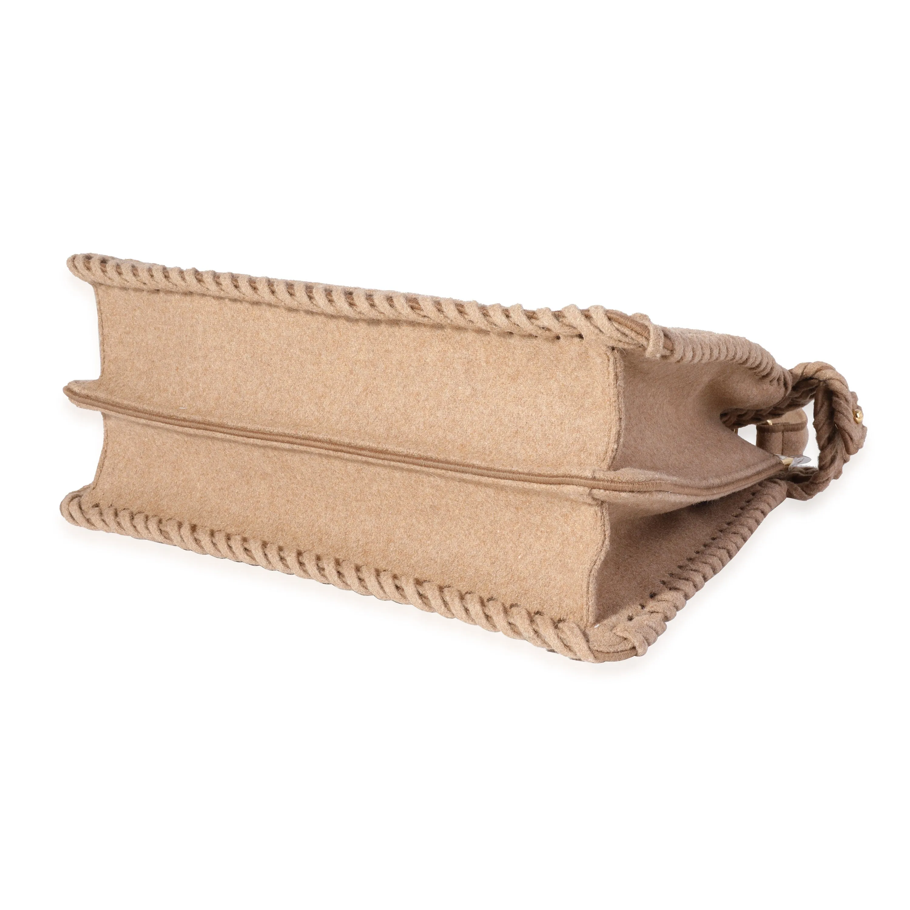 FENDI Beige Flannel Medium Peekaboo ISeeU Bag