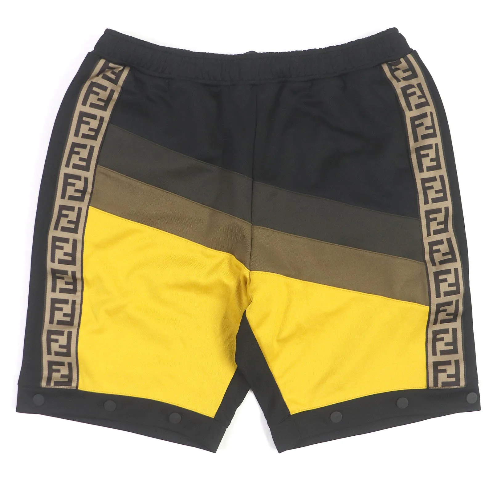FENDI Pants FAB557 polyester Black type XL