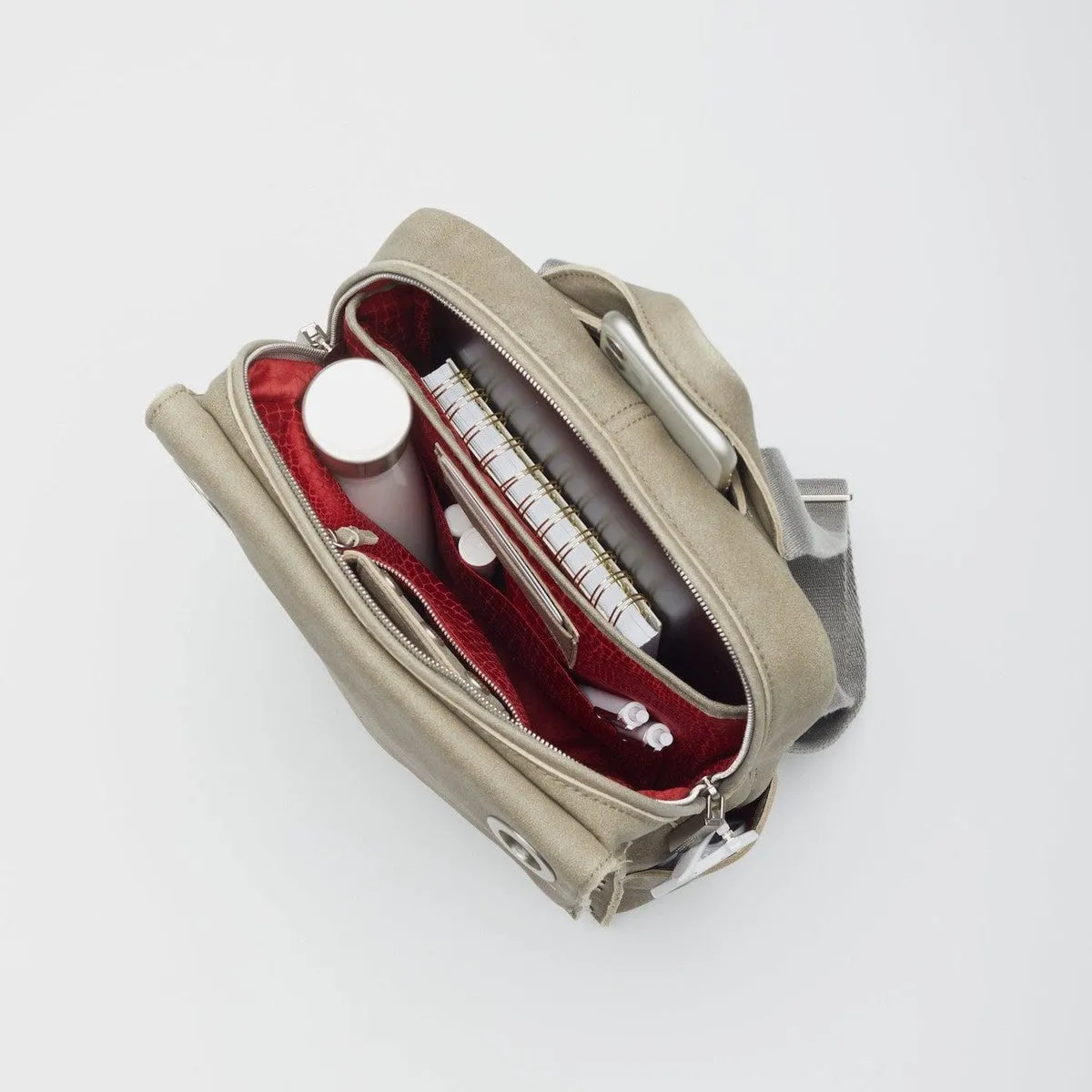 MONTANA BACKPACK LRG - Pewter/Brushed Silver