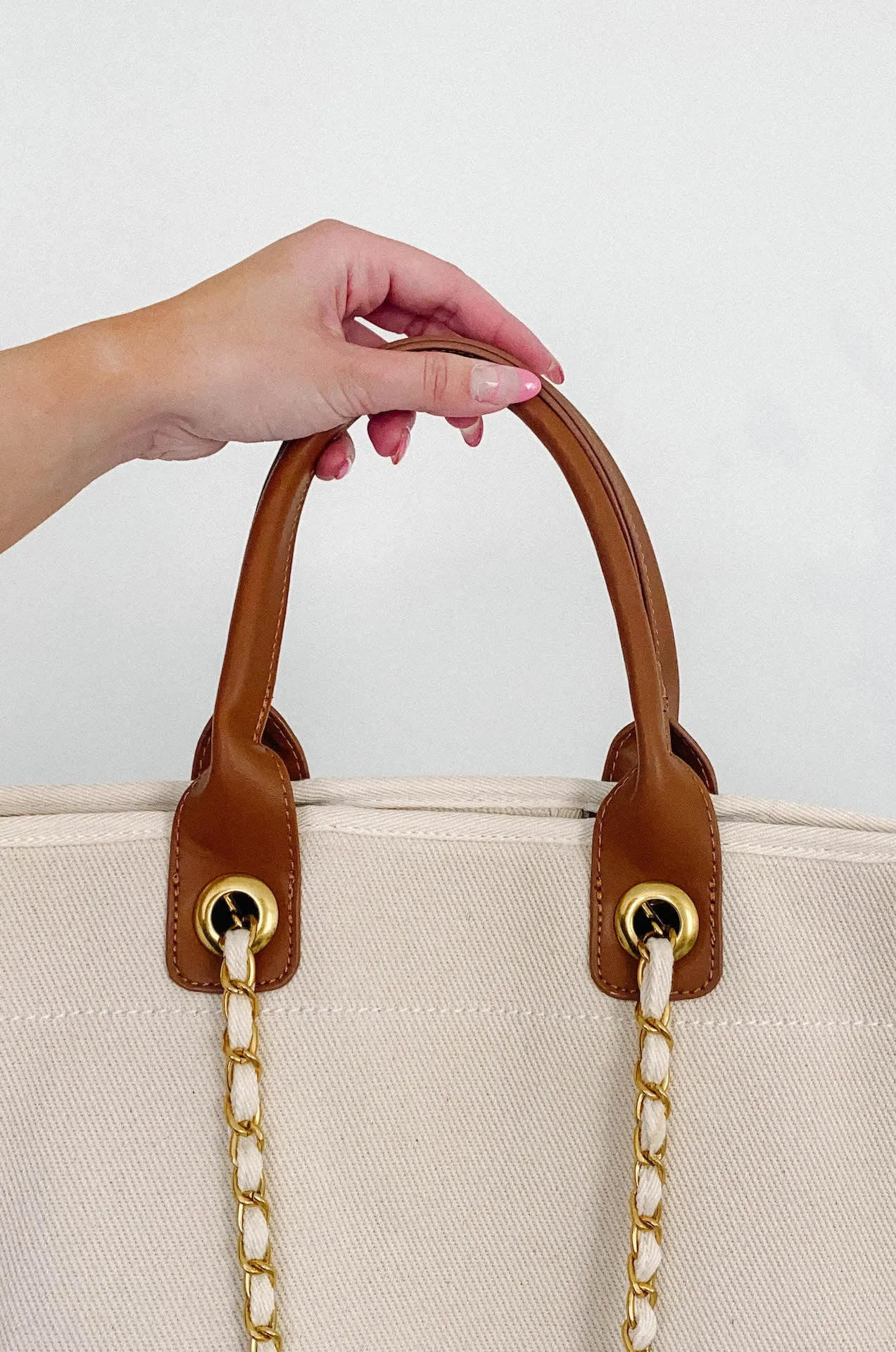 Natural Canvas Tote Bag