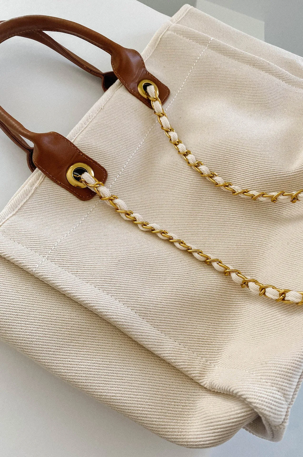 Natural Canvas Tote Bag