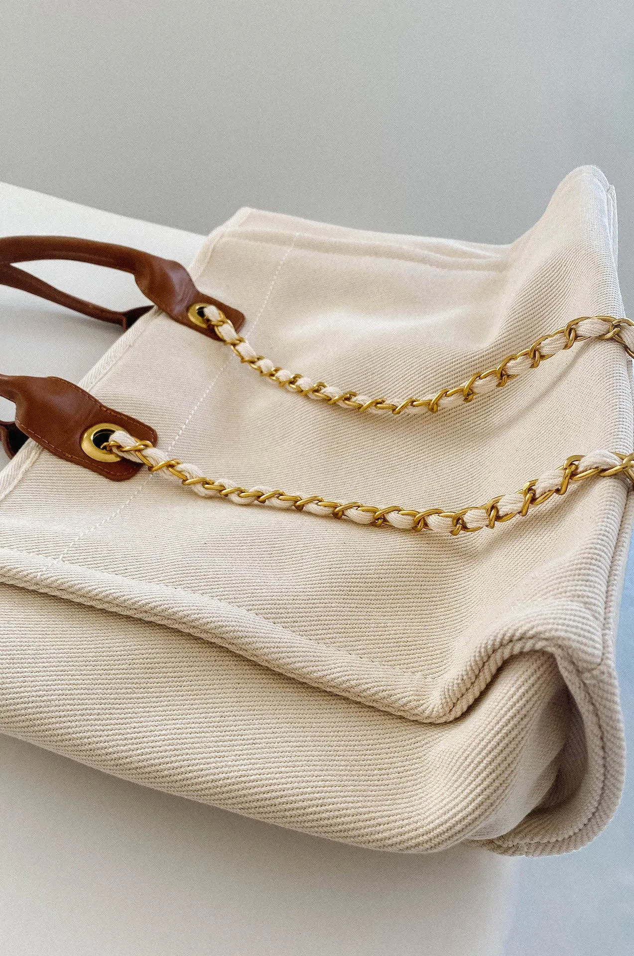 Natural Canvas Tote Bag