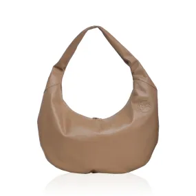 Ophelia Leather Shoulder Bag - Tabac