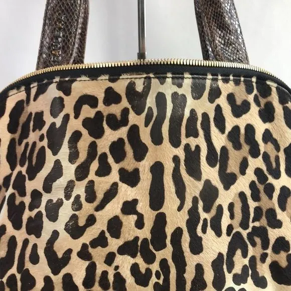 Paule Ka Animal Pony with Black Leather Bag