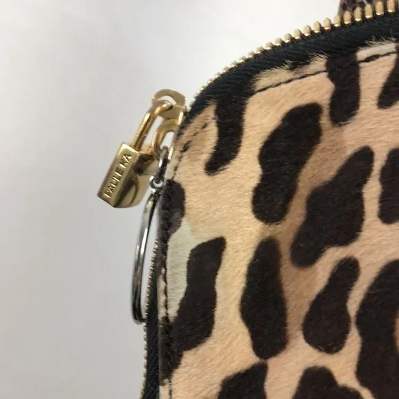 Paule Ka Animal Pony with Black Leather Bag