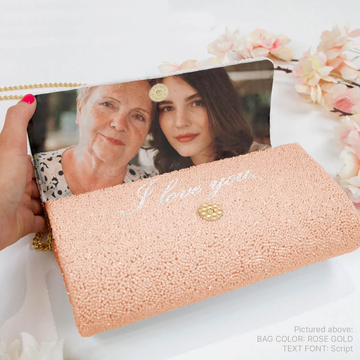 Personalized Clutch Bag for Mother of the Bride - FOG