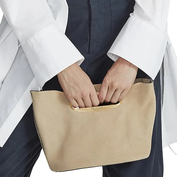 Rag & Bone Belize Dune Suede Clutch Bag