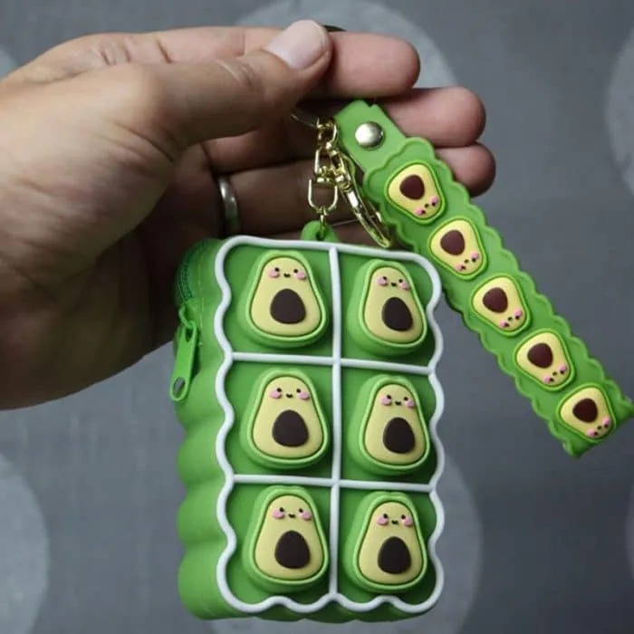 Silicone Fruit Figure Cute Keychain: Cute and Functional Accessory For Kids And Adults