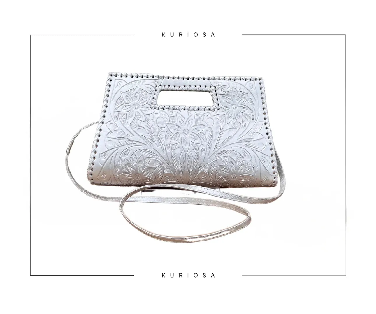 The Caroline Handbag in Silver