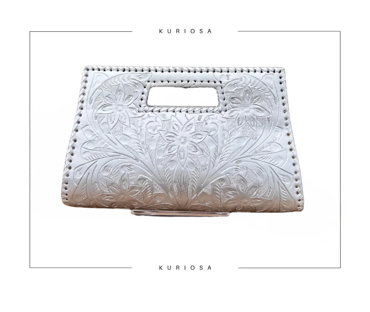 The Caroline Handbag in Silver