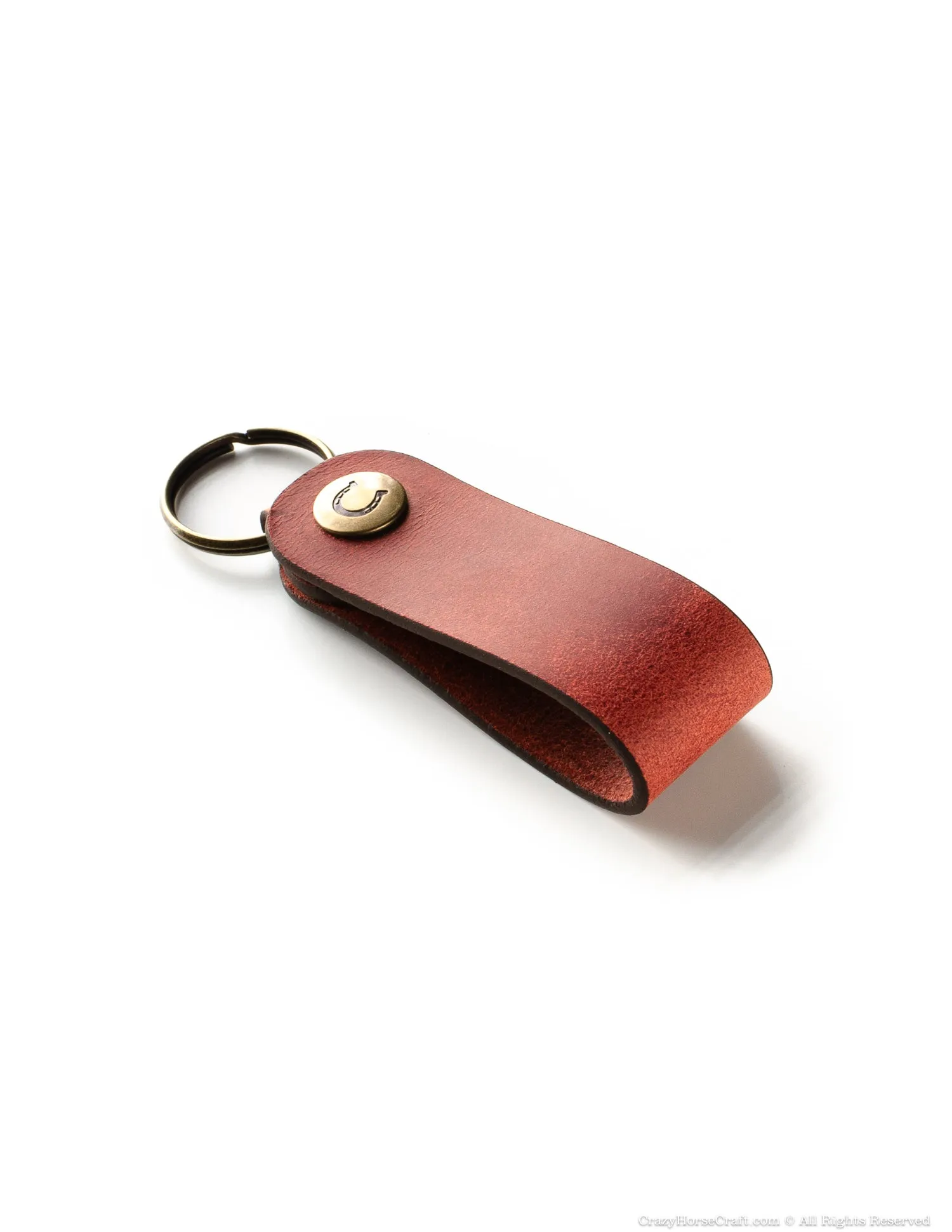 Veg-Tanned Leather Key Fob