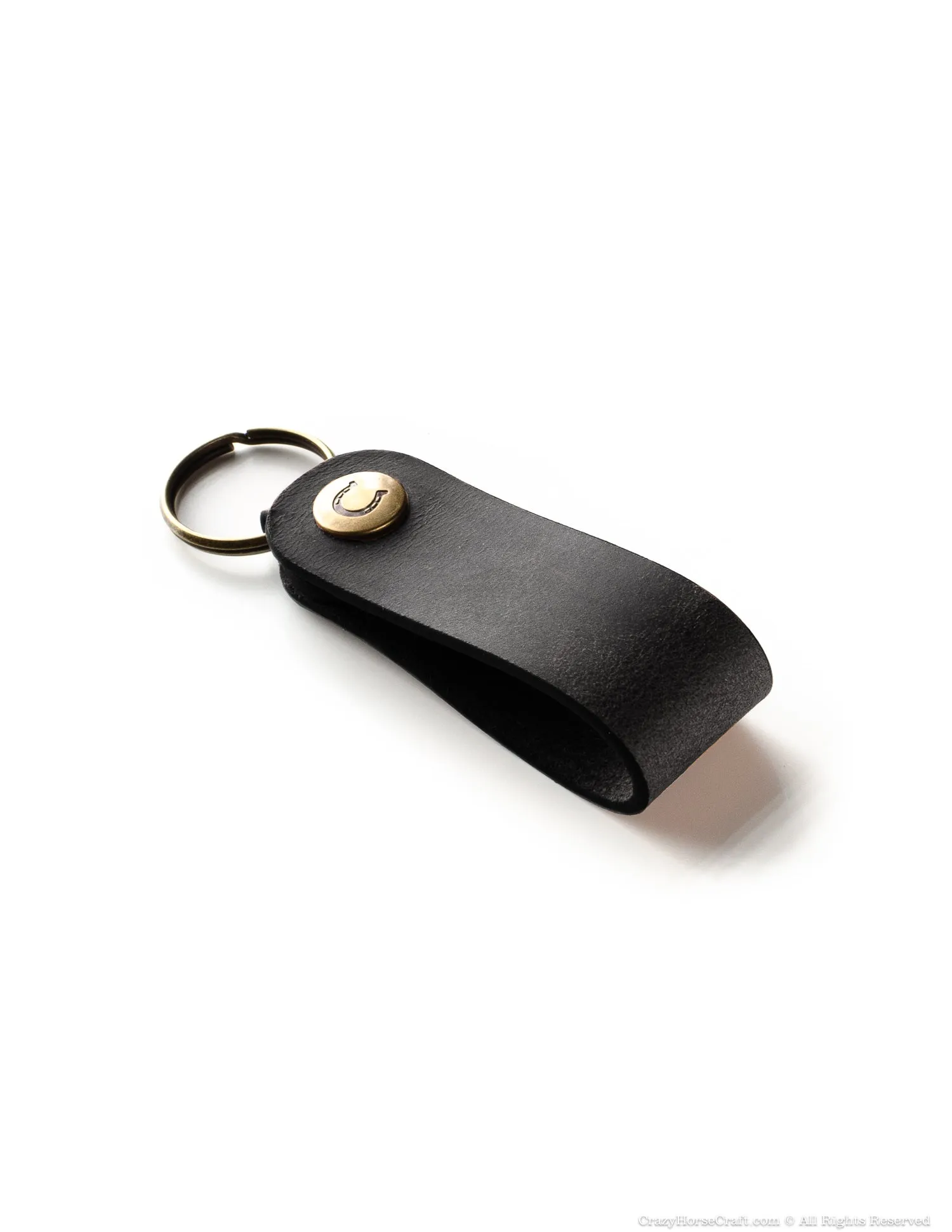 Veg-Tanned Leather Key Fob