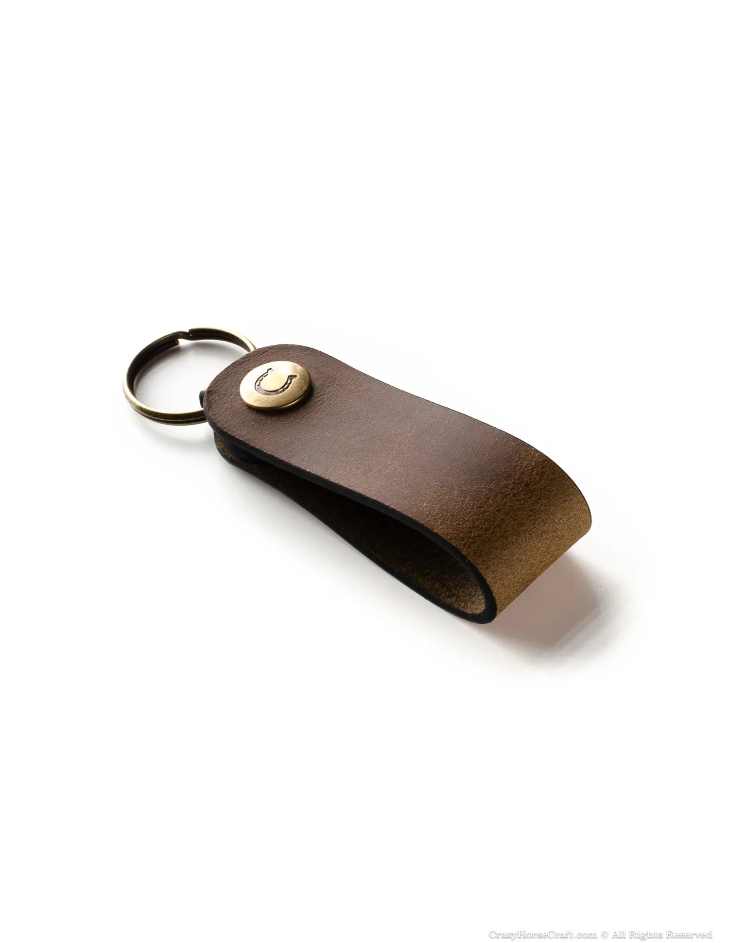 Veg-Tanned Leather Key Fob