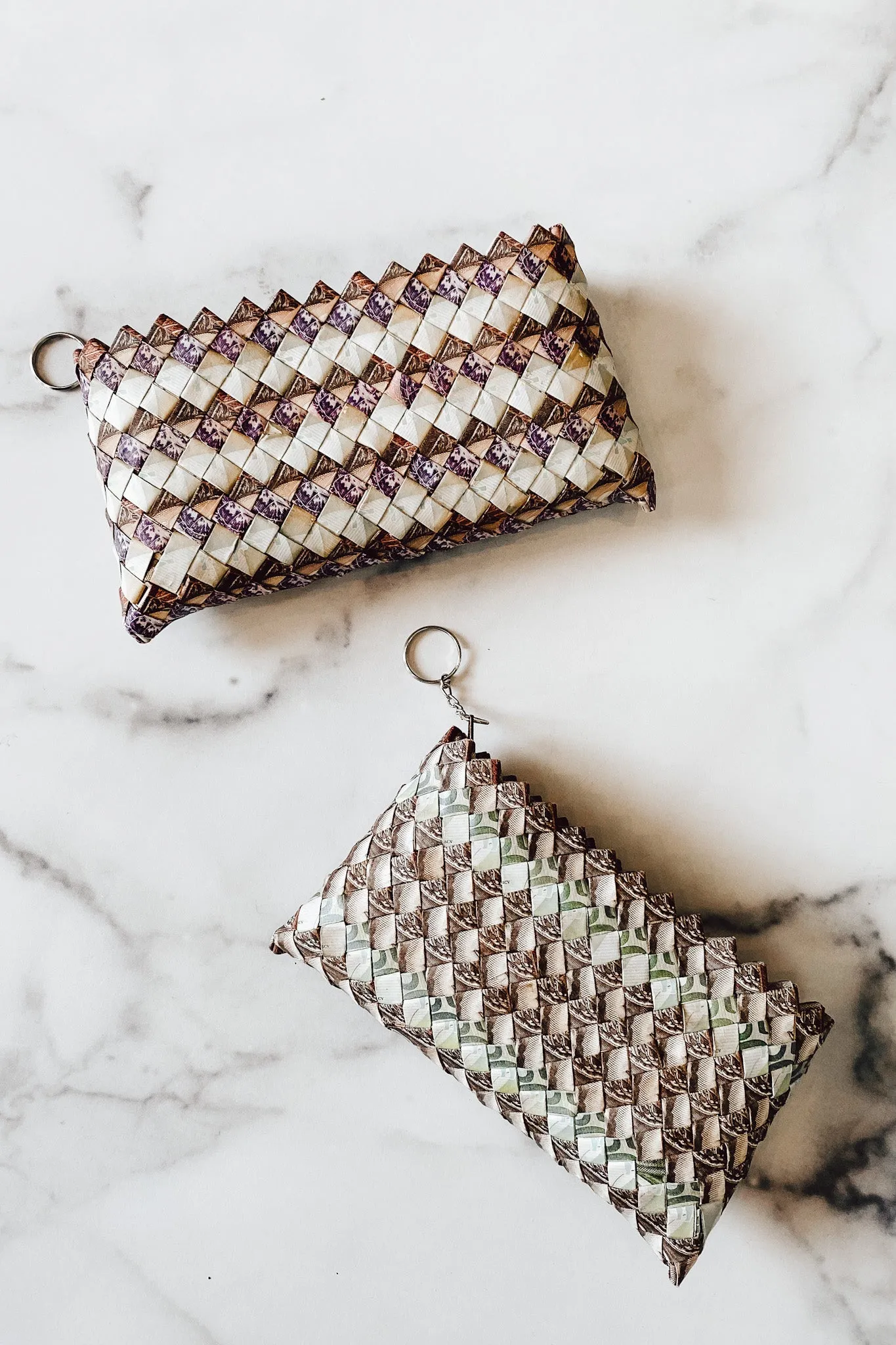 Woven Coin Pouches