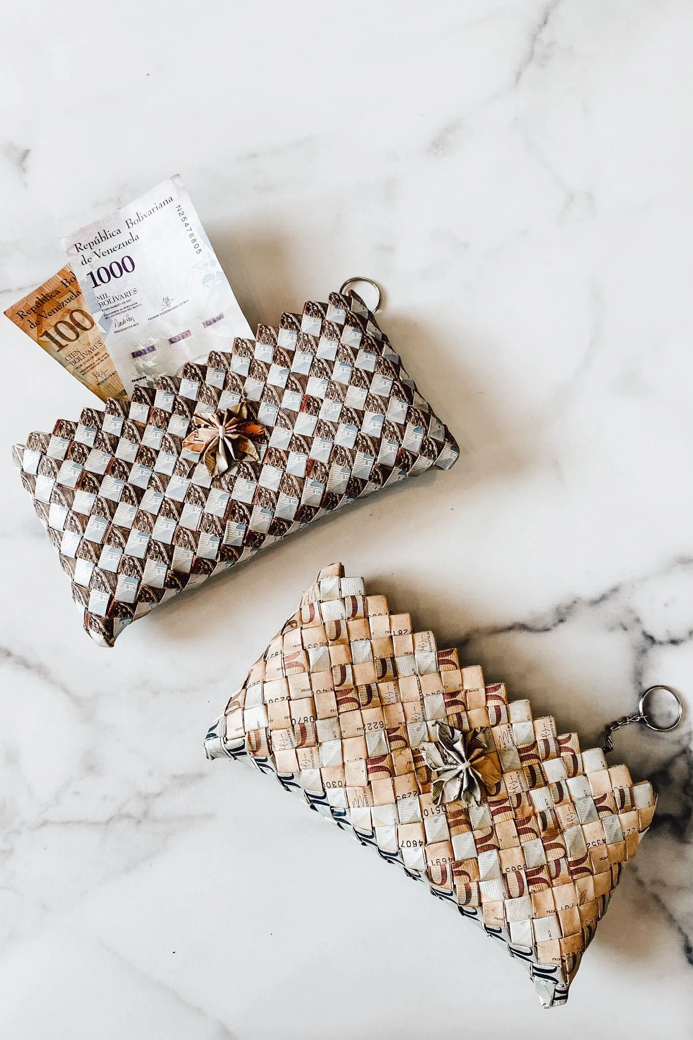 Woven Coin Pouches
